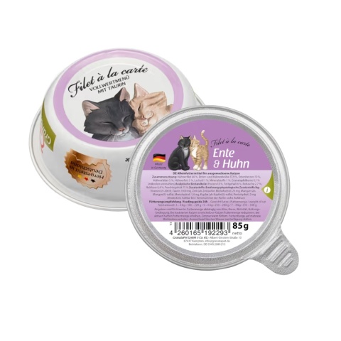 GranataPet Filet à la carte Ente Huhn fileciki z kurczaka i kaczki 85g