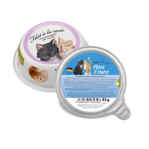 GranataPet Filet à la carte Pferd Huhn fileciki z kurczka i koniny 85g