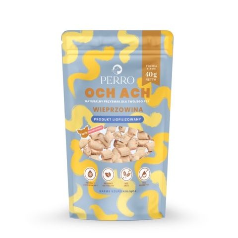 Perro OCH ACH Wieprzowina - przysmaki liofilizowane 40g