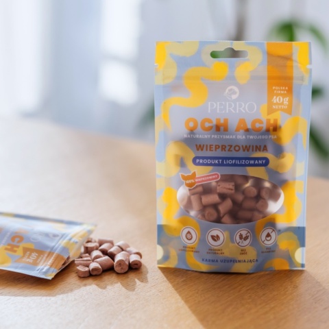 Perro OCH ACH Wieprzowina - przysmaki liofilizowane 40g