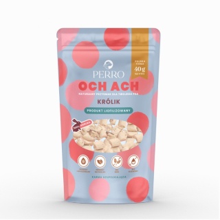 Perro OCH ACH Królik - przysmaki liofilizowane 40g