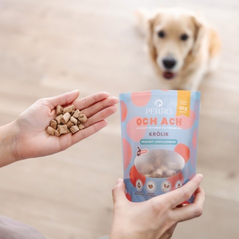 Perro OCH ACH Królik - przysmaki liofilizowane 40g