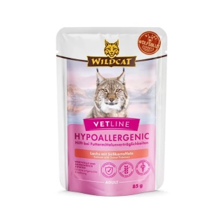 Wildcat VetLine Hypoallergenic Łosoś - karma dla kota 85g